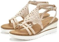 Sandalette LASCANA "Sommerschuh, offener Schuh, Sandale, Keilsandalette", Damen, Gr.