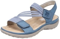 Rieker Riemchensandale Sommerschuh, Sandalette, Keilabsatz, mit Gummiz&uuml;gen