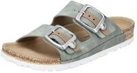 Pantolette RIEKER, Damen, Gr. 37, gr&uuml;n (mint, kombiniert), Lederimitat, Schuhe