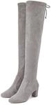 LASCANA Overkneestiefel "Slouchy Boots, Langschaft Stiefel, Schlupf-Boot," aus