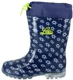 Gummistiefel LICO "Stiefel Power Blinky", Kinder, Gr. 25, blau, Synthetik, Schuhe
