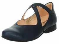 Ballerina THINK "GUAD2" Gr. 36, blau (navy) Damen Schuhe Business-Halbschuhe