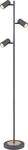 GLOBO LIGHTING Stehlampe "ROBBY", graphit, 3, H: 154cm, 1 Stk., Leuchten,