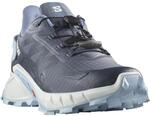 Trailrunningschuh SALOMON "SUPERCROSS 4", Damen, Gr. 41, grau (anthrazit), Synthetik,