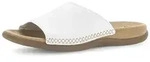 Pantolette GABOR, Damen, Gr. 46, wei&szlig;, Leder, Schuhe Pantolette, Sommerschuh,