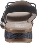 Riemchensandale ARA "HAWAII", Damen, Gr. 36, blau (dunkelblau), Veloursleder,...