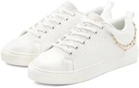 LASCANA Sneaker modisches Ketten-Element, Schn&uuml;rhalbschuhe, Freizeitschuhe VEGAN