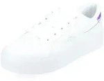 Sneaker LACOSTE "lacoste Sneaker Leder/Textil", Damen, Gr. 37, wei&szlig; (wei&szlig;,...