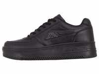Plateausneaker KAPPA Gr. 37, schwarz (black, grey) Schuhe Sneaker auf leicht