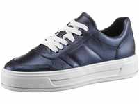 Plateausneaker ARA "CANBERRA" Gr. 4 (37), blau (dunkelblau) Damen Schuhe Sneaker