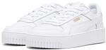 Sneaker PUMA "Carina Street Sneakers M&auml;dchen", M&auml;dchen, Gr. 36, wei&szlig; (wei&szlig; gold),