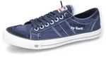 Slip-On Sneaker DOCKERS BY GERLI, Herren, Gr. 43, blau (navy), Textil, Veloursleder,