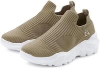 Sneaker LASCANA "Slip-On-Sneaker", Damen, Gr. 41, gr&uuml;n (oliv), Obermaterial: 100%