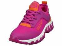 Slip-On Sneaker BAGATT Gr. 37, pink (pink, orange) Damen Schuhe Schnürschuhe mit