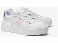 Sneaker LACOSTE "L002 EVO 124 5 SFA" Gr. 36, pink (wht, lt pnk) Schuhe Sneaker