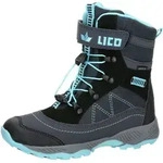 Winterstiefel LICO "Winterboot Sundsvall VS", Kinder, Gr. 35, blau, Synthetik, Schuhe