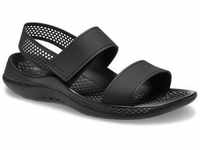 Sandale CROCS "LiteRide 360 Sandal" Gr. 41, schwarz (schwarz, uni) Damen Schuhe