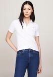 Tommy Hilfiger Poloshirt "1985 SLIM PIQUE POLO SHORT SLEEVE" mit Tommy Hilfiger