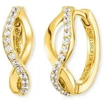 Paar Creolen ENGELSRUFER "Keep it so simple Paradise", gold (gelbgoldfarben,