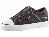Slip-On Sneaker MUSTANG SHOES Gr. 37, grau (anthrazit) Damen Schuhe Sneaker...