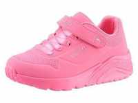 Slip-On Sneaker SKECHERS KIDS "UNO LITE" Gr. 30, pink (neonpink) Kinder Schuhe