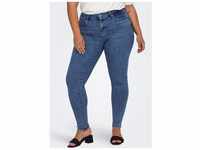 Skinny-fit-Jeans ONLY CARMAKOMA "CARPOWER MID SKINNY PUSH UP REA2981 NOOS" Gr. 42