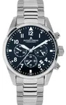 Chronograph JACQUES LEMANS "Barcelona", silber (silberfarben, dunkelblau),