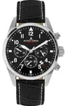 Chronograph JACQUES LEMANS "Barcelona", schwarz (schwarz, silberfarben),