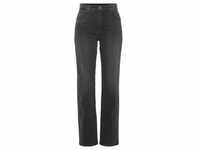 Bequeme Jeans MAC "Stella" Gr. 36, Länge 30, grau (grey wash) Damen Jeans