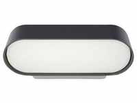 LED Außen-Wandleuchte BRILLIANT "Samira" Lampen Gr. Höhe: 6,3 cm, schwarz (schwarz