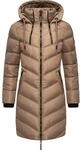 Wintermantel MARIKOO "Armasa", Damen, Gr. S (36), grau (taupe), Oberstoff: 100%