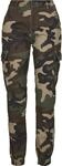URBAN CLASSICS Cargohose "Urban Classics Damen Ladies High Waist Camo Cargo Pants"