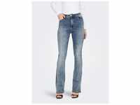 Bootcut-Jeans ONLY "ONLMILA HW FLARED DNM BJ13994 NOOS" Gr. 25, Länge 32, blau