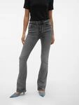 Vero Moda Bootcut-Jeans "VMFLASH MR FLARED JEANS LI213 GA NOOS" Baumwollmischung mit