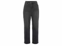 Bequeme Jeans MAC "Gracia" Gr. 38, Länge 30, grau (grey wash) Damen Jeans