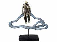 Dekofigur CASABLANCA BY GILDE "Skulptur Lovecloud, bronzefarben/grau"...