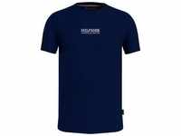 T-Shirt TOMMY HILFIGER "SMALL TEE" Gr. S, blau (desert sky) Herren Shirts T-Shirts
