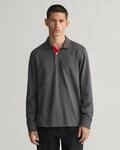 Gant Poloshirt "REG CONTRAST PIQUE LS POLO" mit kontrastfarbenen Eins&auml;tzen