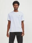 Jack & Jones Rundhalsshirt "JJEPAULOS TEE SS CREW NECK NOOS" Baumwollmischung,