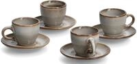 Zeller Present Espressotasse sp&uuml;lmaschinengeeignet, 8-teilig (4 Tassen, 4