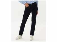 5-Pocket-Jeans BRAX "Style CAROLA" Gr. 36K (18), Kurzgrößen, blau (dunkelblau)