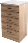 Flex-Well Unterschrank "Bergen" (B x H x T) 50 x 85 x 50 cm