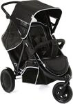 Hauck Geschwisterwagen "Freerider black" 15 kg mit schwenk- und feststellbarem