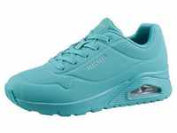 Wedgesneaker SKECHERS "Uno - Stand on Air" Gr. 36, blau (türkis) Damen Schuhe