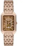 Quarzuhr FOSSIL "RAQUEL", gold (ros&eacute;goldfarben, braun), Armbanduhren, Damen,