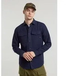 Langarmshirt G-STAR "Marine Slim Hemd", Herren, Gr. XS, sartho blau gd,...