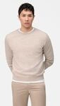 Strickpullover OLYMP "OLYMP Casual Strick", Herren, Gr. 3XL, hellbeige, 100%