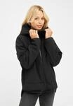 Softshelljacke DERBE "Peutby", Damen, Gr. 34, schwarz, Obermaterial: 100% Polyester.