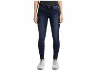 Skinny-fit-Jeans TOM TAILOR DENIM "JONA" Gr. 29, Länge 32, blau (dark stone wash