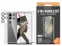 PANZERGLASS Displayschutzglas "3-in-1 Bundle Set Screen Protector, Case und Camera